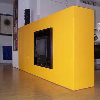 Raumteiler /Einbauschr&auml;nke Architektenentwurf